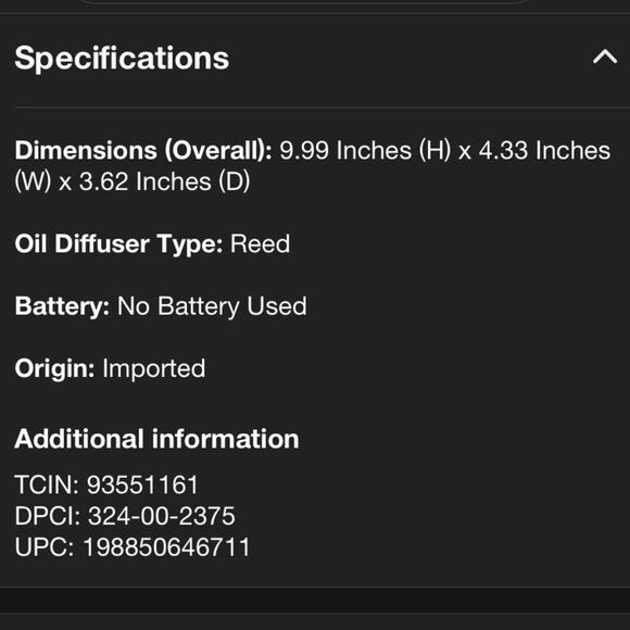 Hearth & Hand Glass Salt Reed Diffuser - Picture 6 of 8